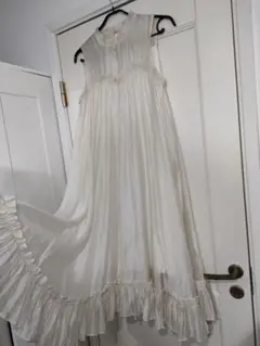 美品✦Tnewties　トゥエンティーズ　チュールフリルロングワンピース　M