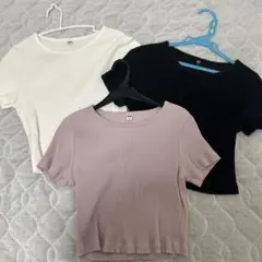 UNIQLO クロップドTシャツ Lサイズ