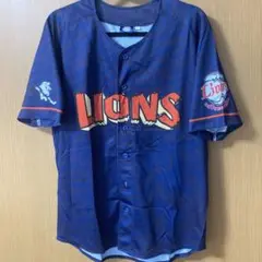 LIONS ベースボールユニフォーム Lサイズネイビー