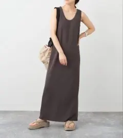 新品未使用タグ付★Plage リブタンクワンピース 未使用タグ付き plage リブタンクワンピース