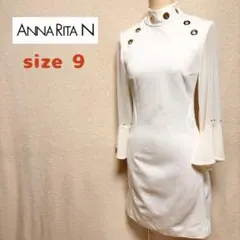 ✨️新品未使用 ANNA RITA N ホワイトワンピース サイズ9