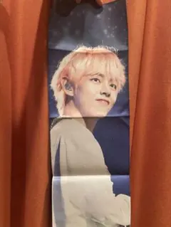 BTS V スローガン　ピンク髪　テテ　テヒョン