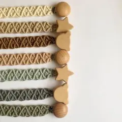 ブランケットクリップ　マクラメ　マクラメホルダー　マルチクリップ　ベビー用品