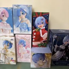 Re.ゼロ レム ラム　フィギュア セット 7体