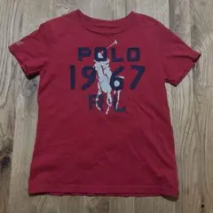POLO ラルフローレン　半袖Tシャツ　赤
