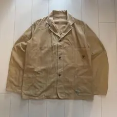 早い者勝ち！訳あり！HUMAN MADE M ベージュ ワークジャケットのサムネイル