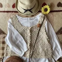 マルコさま専用♡SM2♡レース編みが可愛い〜前後着2wayビスチェベスト♡美品〜