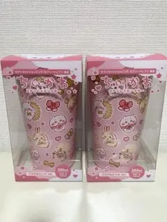 【セブンイレブン限定】ちいかわステンレスタンブラーパステルピンクver. ペア