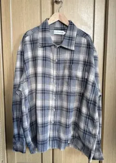 Power To The People チェック柄長袖シャツ