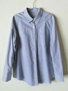 【美品】ナチュラルビューティーベーシック　ストライプシャツ