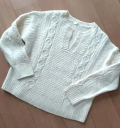 FREAK'S STORE ケーブル編みニット セーター