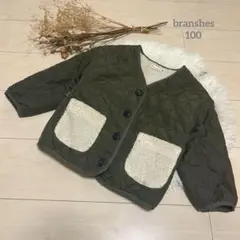 ブランシェス✳︎キッズ　ボアキルティングダウン　100 可愛い　防寒　冬　お洒落のサムネイル