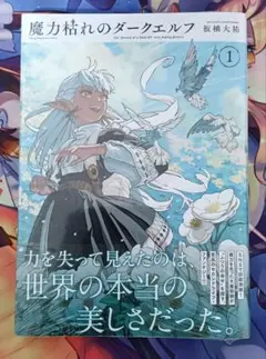 魔力枯れのダークエルフ 1巻 初版 三洋堂書店特典付 シュリンク付き