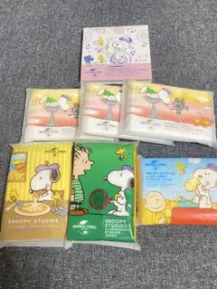 【非売品】スヌーピー USJ メモ帳 1個 ポケットティッシュ6個セット
