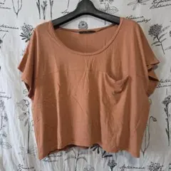 738 KBF URBAN RESEARCH 半袖Tシャツ ポケット付 ブラウンのサムネイル