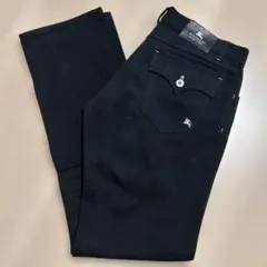 BURBERRY ブラック ストレートデニム 76 メンズ