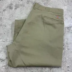 Dickies　ワークパンツ　874　W39 L31　カーキ　古着　定番のサムネイル