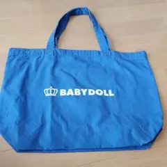 BABYDOLL　トートバッグ　ブルー　　　　　　　　　　　　　　　936