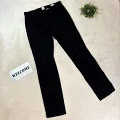 極美品 【GAP】《29×30》 エッセンシャルカーキスキニー ブラック 無地