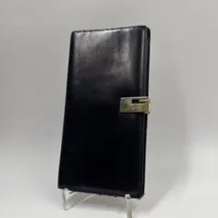 良品✨GUCCI グッチ 長財布 Gロゴ金具 レザー ブラック