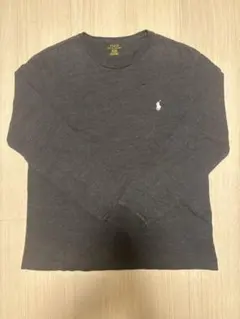 ポロ ラルフローレン 長袖Tシャツ ロンT チャコールグレー メンズM