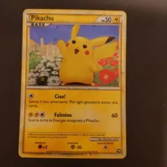 希少】ポケモンカード ピカチュウワールド イタリア プロモ【大玉ホロ