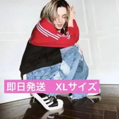 adidas 藤井風さん着用 ルーズメッシュトラックトップ XL