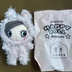 ILEMER HAPPY DOLL Animals ピンク　うさぎ　ハピアニ