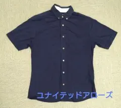 ユナイテッドアローズ 半袖シャツ ネイビー Sサイズのサムネイル