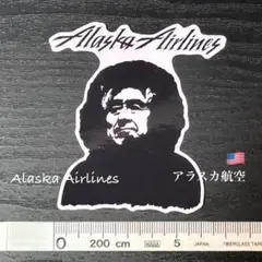 レア【新品】ステッカー Alaska アラスカ航空 アメリカ エアライン