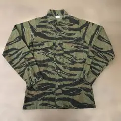 迷彩ストライプ ミリタリーシャツ