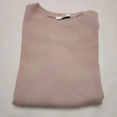 relumeTCワッフルオーバーサイズロングスリーブTシャツ