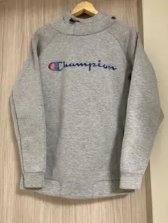 チャンピオン Wrap-Air ビッグロゴ スウェットパーカー グレー