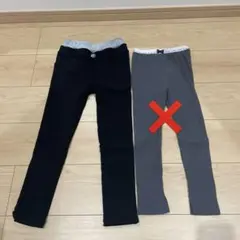キッズ ボトムス 黒パンツ 120