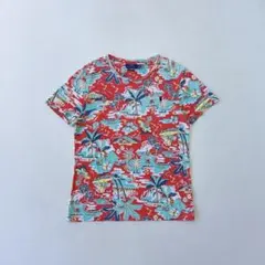ラルフローレン　アロハ柄　Tシャツ　カスタムスリムフィット　総柄　ポニー刺繍
