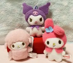 サンリオ　ふわもこワッペンこれくしょんマスコット【3匹】