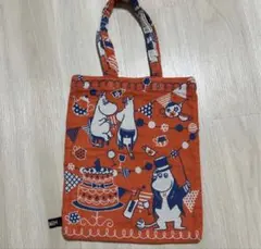 ムーミン MOOMIN トートバッグ ミニバッグ 赤オレンジ系のサムネイル