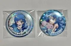 ぴちぴちピッチ シーパラ 缶バッジ 波音 2点セット