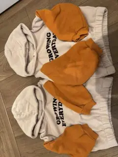 ZARAフード付きパーカー リンクコーデ 2点セット