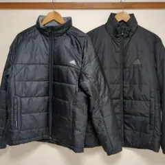 adidas ブラックジャンパー 2点セット