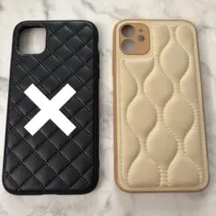 iPhone11 ケース ベージュブラウン1点のみ アイフォンケース