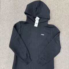 FILA フードワンピース黒Ｌ