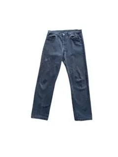 80s リーバイス501-0619 先染めブラック　ストライプ　USA製