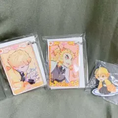 鬼滅の刃 善逸 煉獄 キーホルダー 3点セット