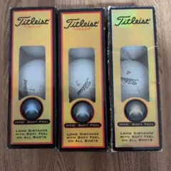 Titleist HVC Soft Feel ゴルフボール 3個セット