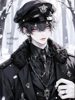 112504おすそ分けファイル　人物ステッカー　男の子　コラージュ素材