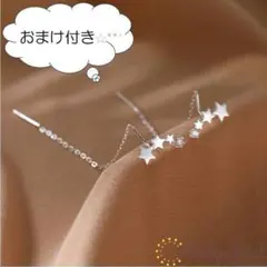 ◆セール中◆ 星のチェーンピアス シルバー (RP0102-S)