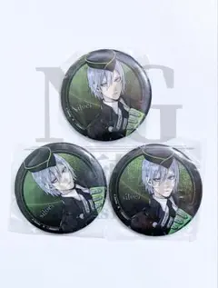 ツイステッドワンダーランド　カプセル缶バッジコレクション　カプ缶　シルバー　ラメ