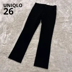 26 UNIQLO ユニクロ　ヒートテックウルトラストレッチスリムジーンズ　黒