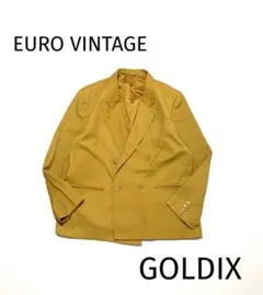 Euro Vintage 80’s 90’s ダブル テーラードジャケット